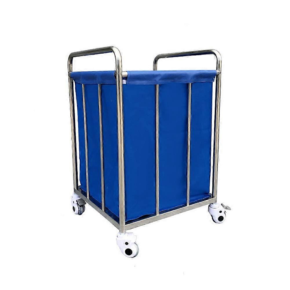 Rolling Laundry Hamper Cart with Handles, Removable Trolley for Hotel and Beauty Salon Use