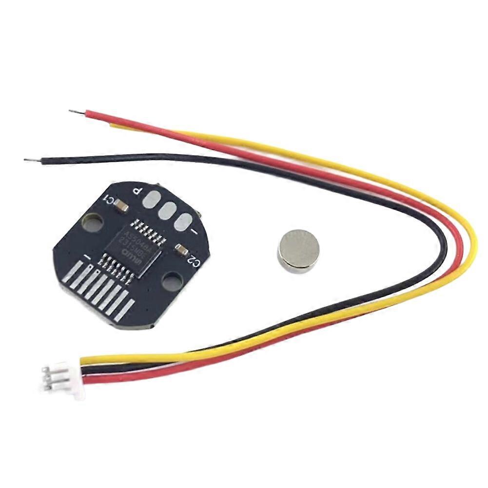 The AS5048A Magnetic Induction Angle Measurement Sensor Module Features A 14-Bit High-Precision SPI Interface