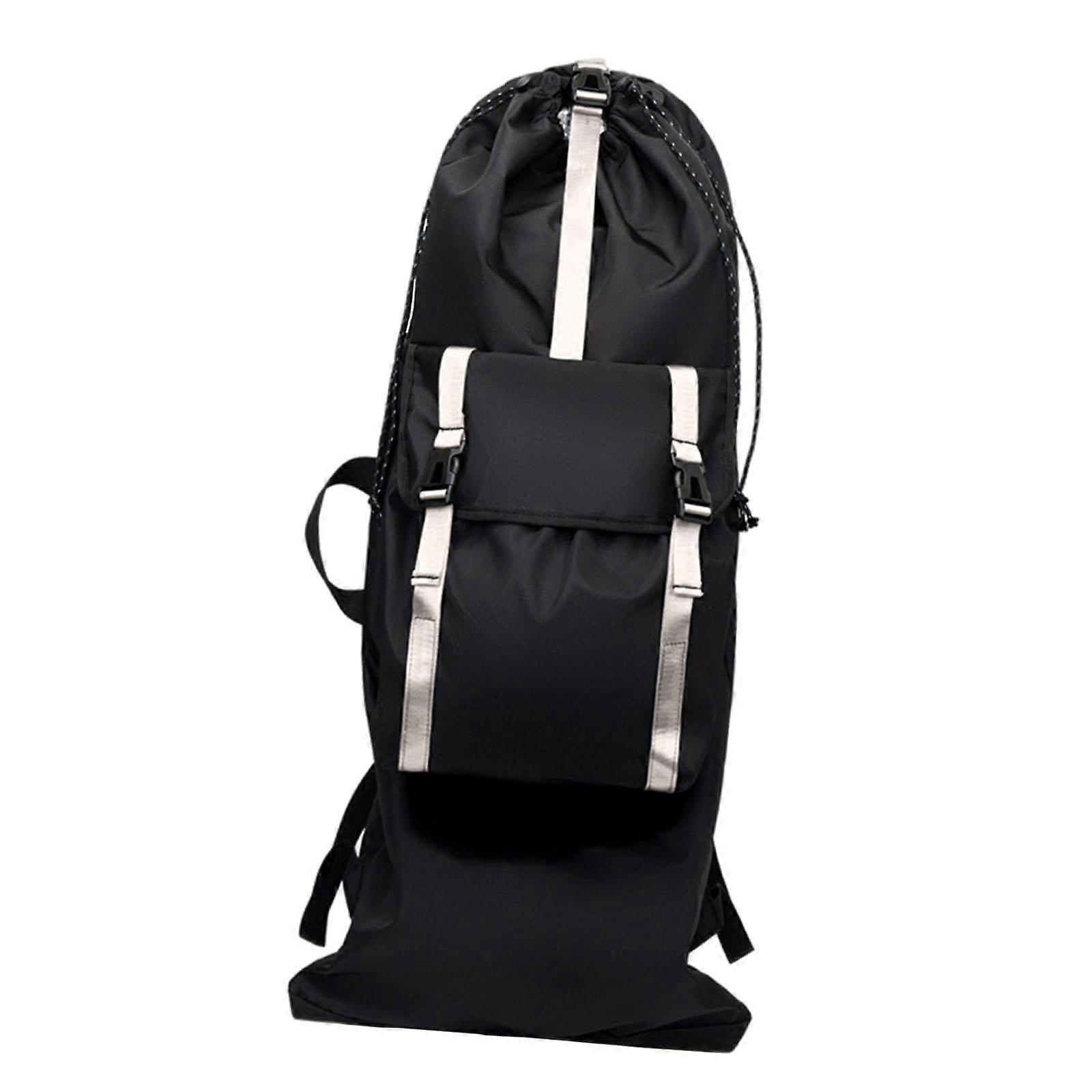 Skateboard Backpack Longboard Carry Bag Adjustable Straps Multifunctional