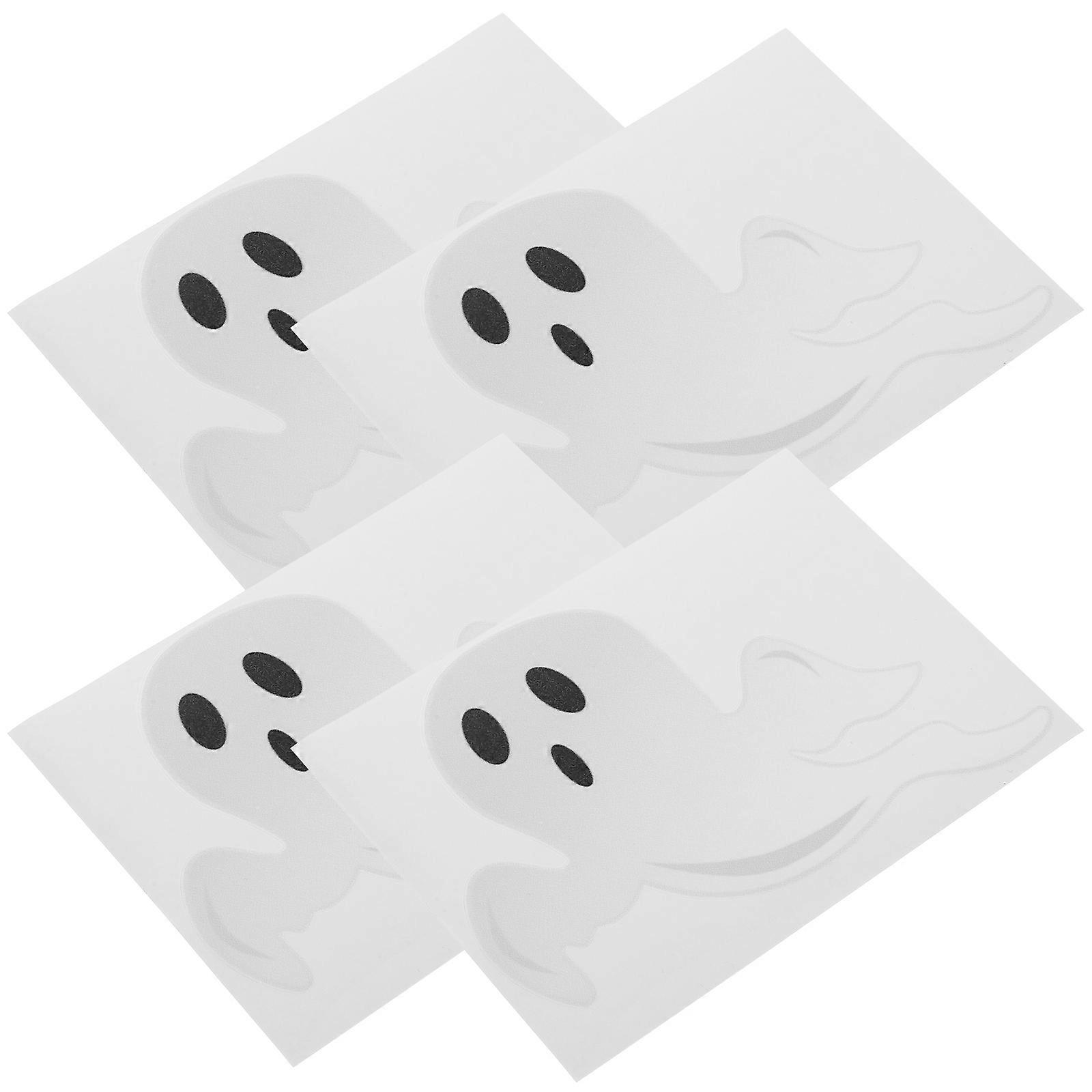 Ghost Halloween Car Decals Stickers for Car Windows 4Pcs Set