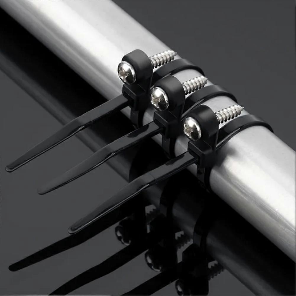 300Pcs Screw Hole Cable Ties Reusable Fixed Nylon Cable Ties Self-Locking Cord Tie Straps Fastening Loop