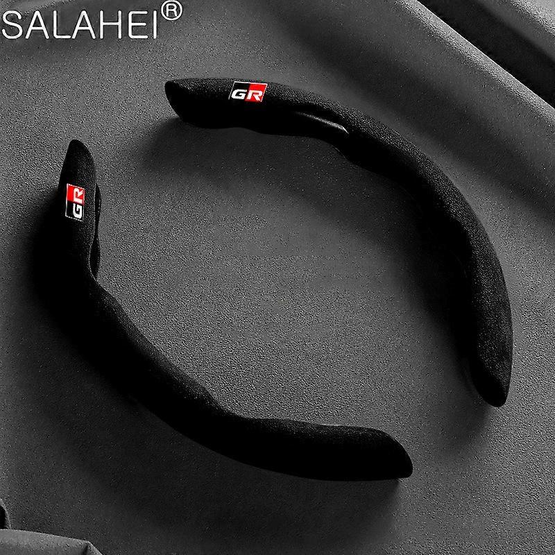 Για Toyota Sport GR Sport C-HR RAV4 Avensis Prado Pricom Αυτοκίνητο Δερμάτινο Αντιολισθητικό Τιμόνι Μαλακό Κάλυμμα Αξεσουάρ Αυτοκινήτου