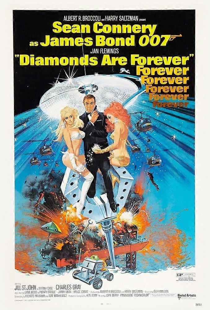 Diamonds Are Forever, 1971Jigsaw Puzzle Brain Teaser EB 0662