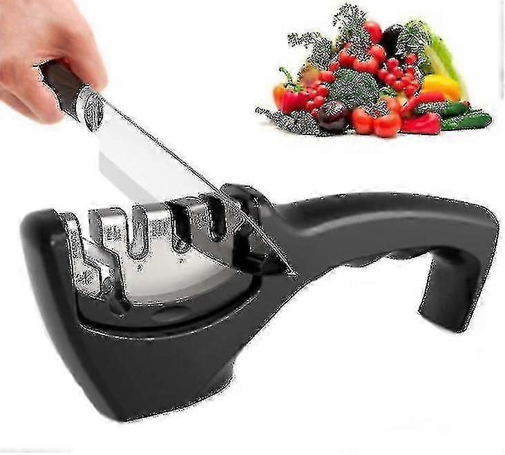 Knife Sharpener Manual, Knife Sharpener Professional Compatible Coarse And Fine Gift - PP