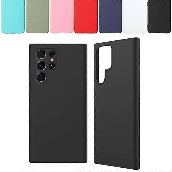 Compatible with Samsung Galaxy S23 Ultra case mobile phone case silicone / TPU - CHOOSE DARK BLUE