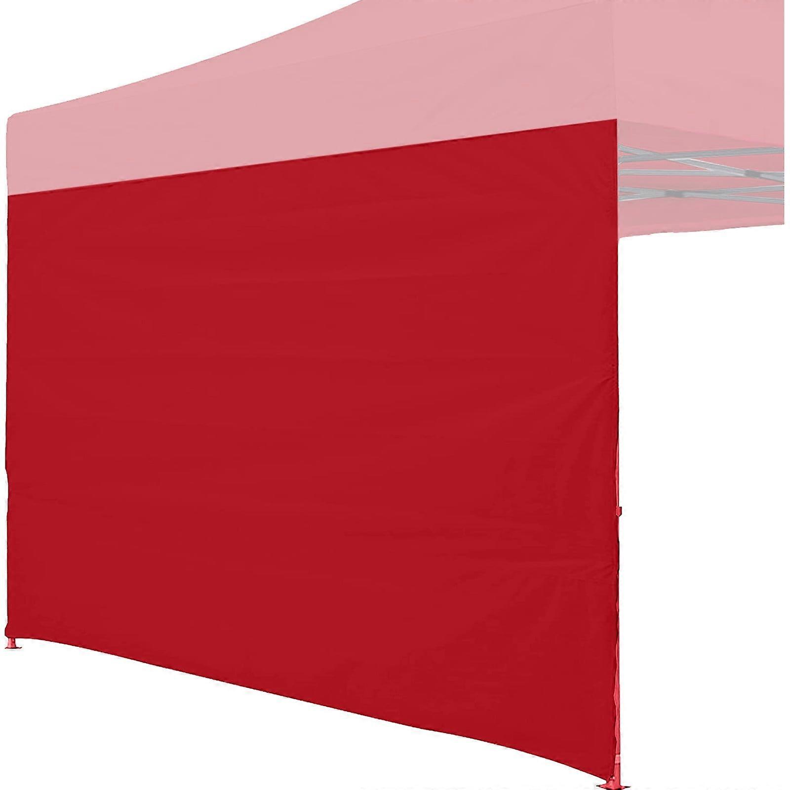 UAEBM Instant Canopy Sidewall,Tent Sidewall for 9.84x9.84ft Pop Up Canopy（side Wall Only） Red
