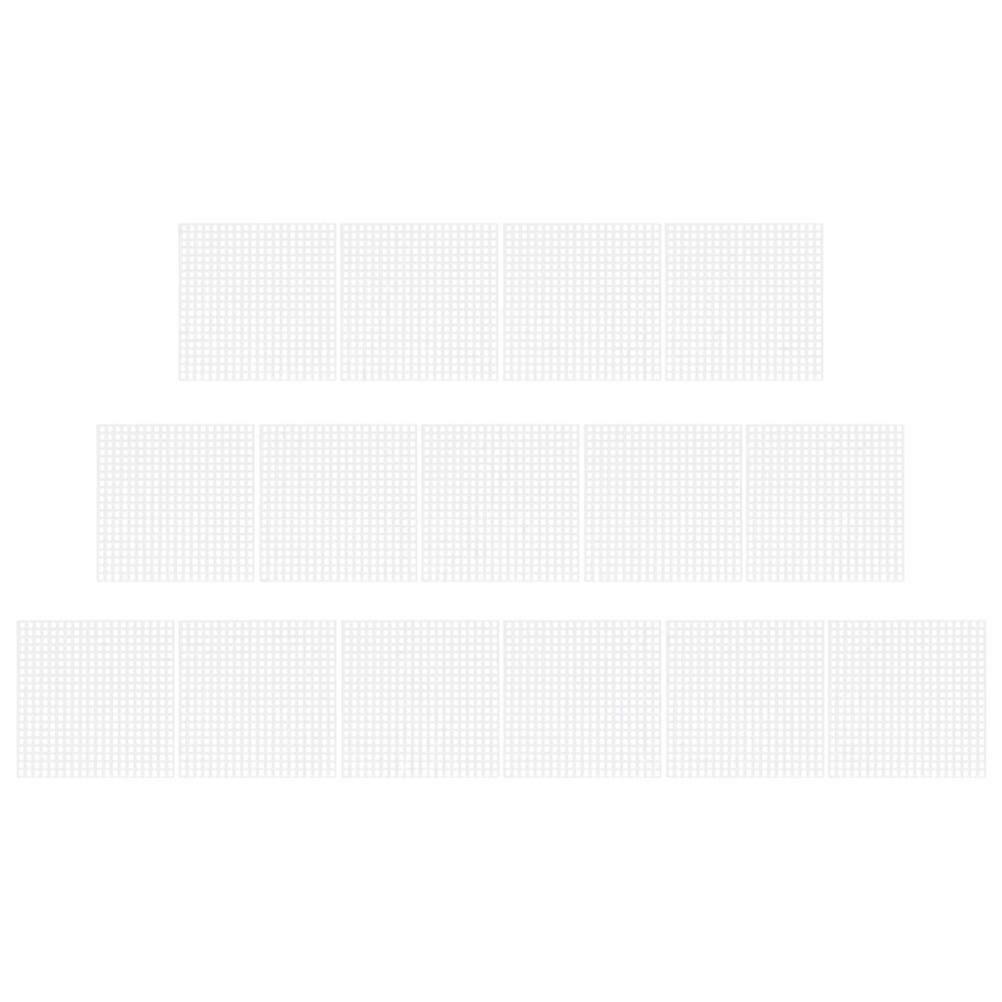 25pcs Mesh Plastic Canvas Sheet Cross Stitch Sewing Plastic Canvas Sheets