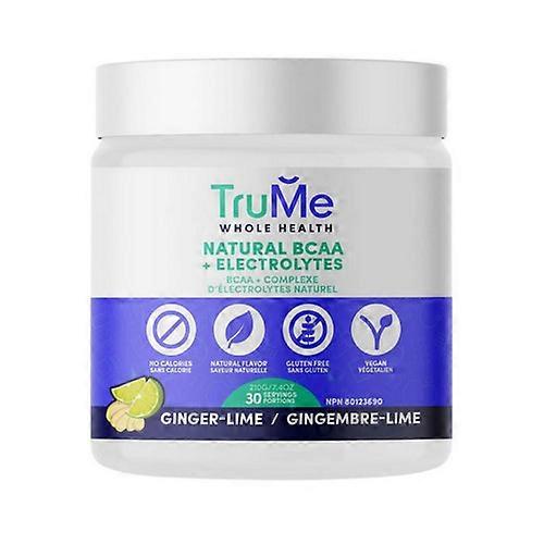 Trume Whole Health BCAA Plus Electrolytes Ginger Lime, 210 Grams
