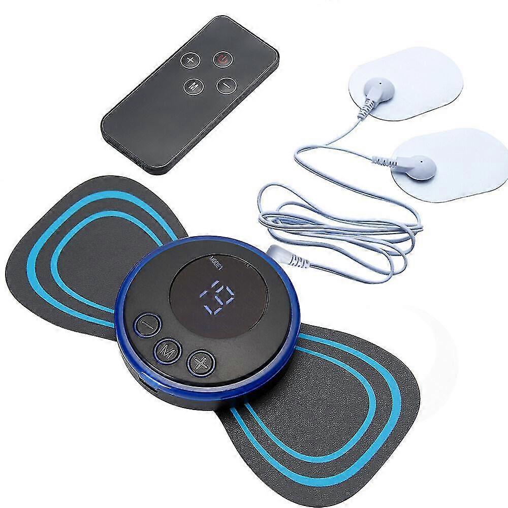 Electric Cervical Massager for Back and Leg Muscles, EMS Stimulation Patch with Low Frequency Pulse