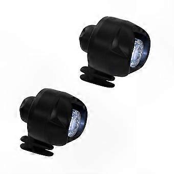Wasserdichte LED-Schuhleuchten für Crocs - 3 Modi IPX5 Wandern Laufen Nachtdekoration Erwachsene Kinder