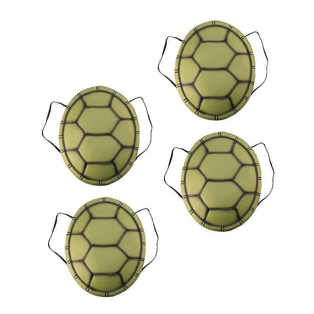 4Pcs Halloween Turtle Shell Costume Props for Kids Cosplay and Stage Performances