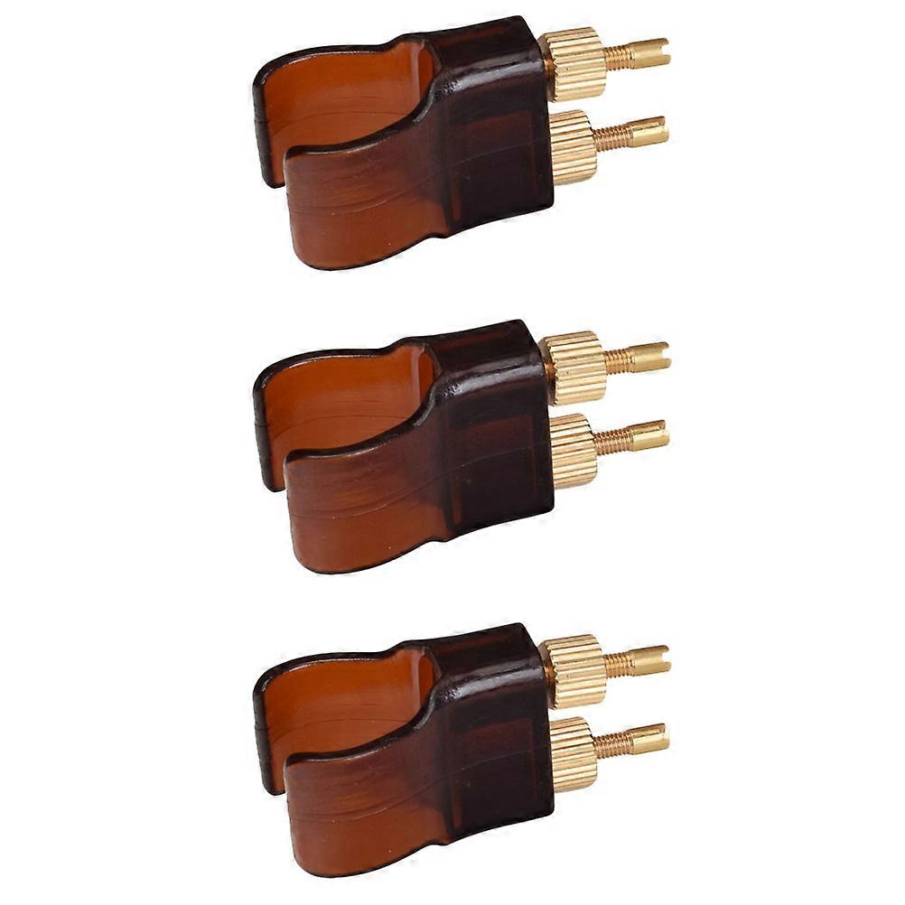 Assorted Color Brass Erhu Fine Tuners String Adjusters Set 24Pcs