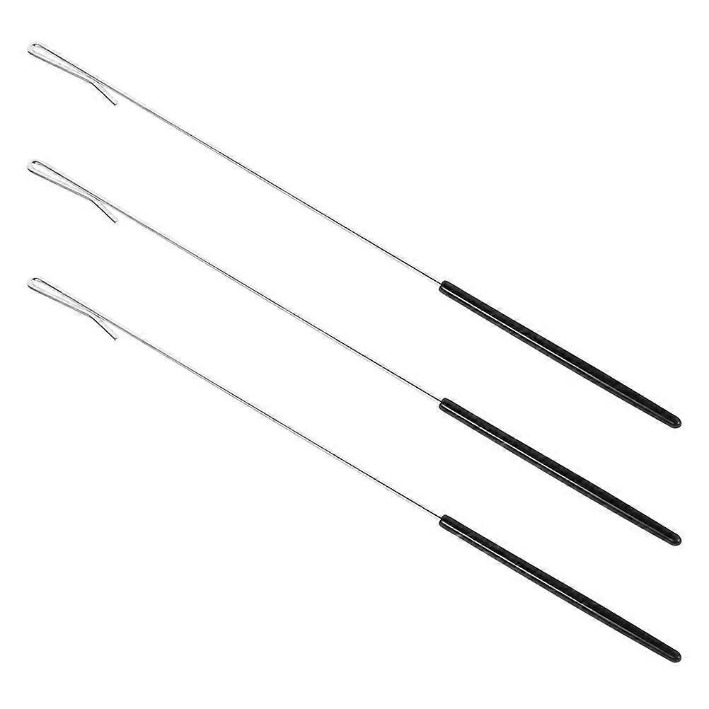 Silver Puppet Control Rod Hand Sticks for Puppet Arm Control 3Pcs Set
