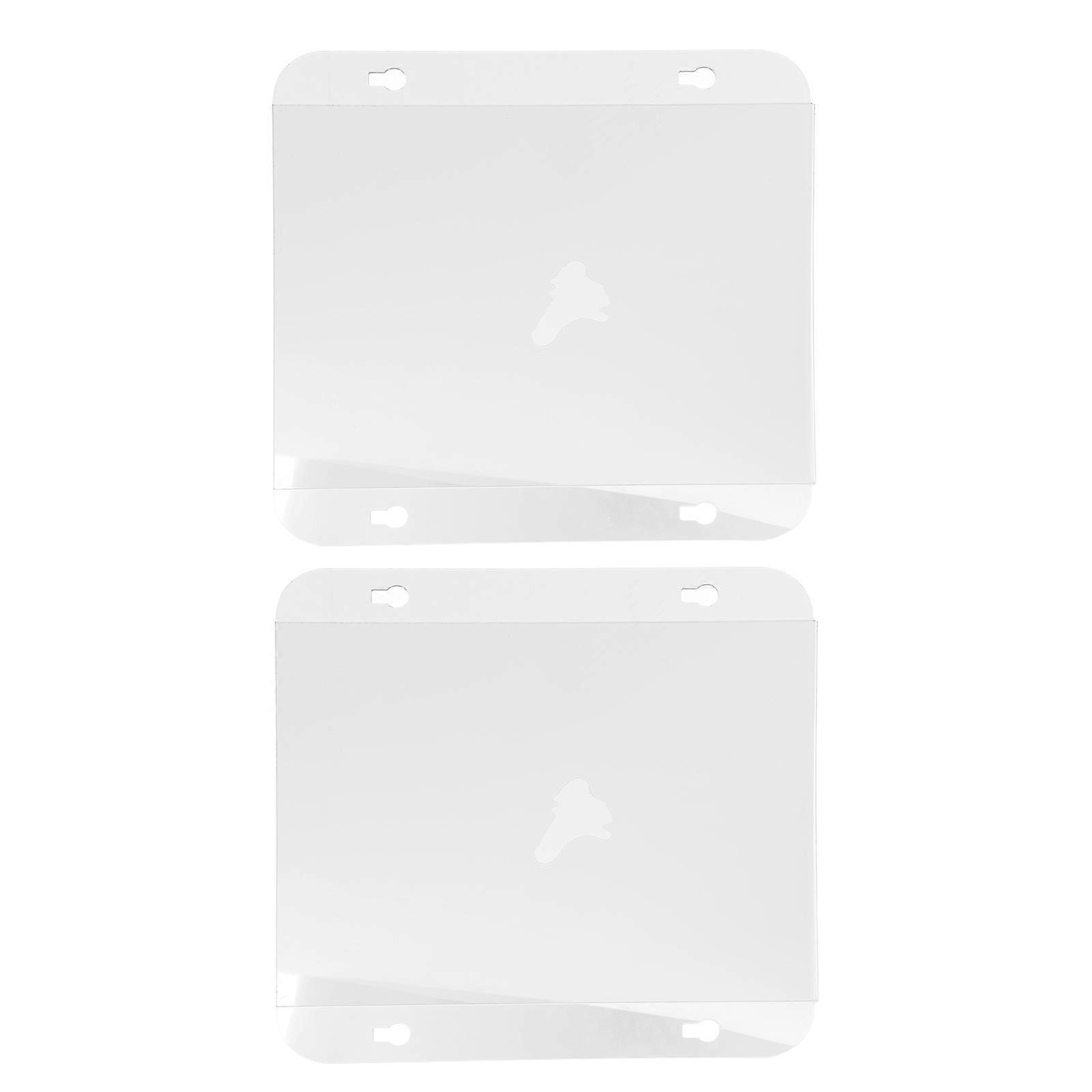 Suction Cup Window Sign Holder Made of Acrylic for 2Pcs Display