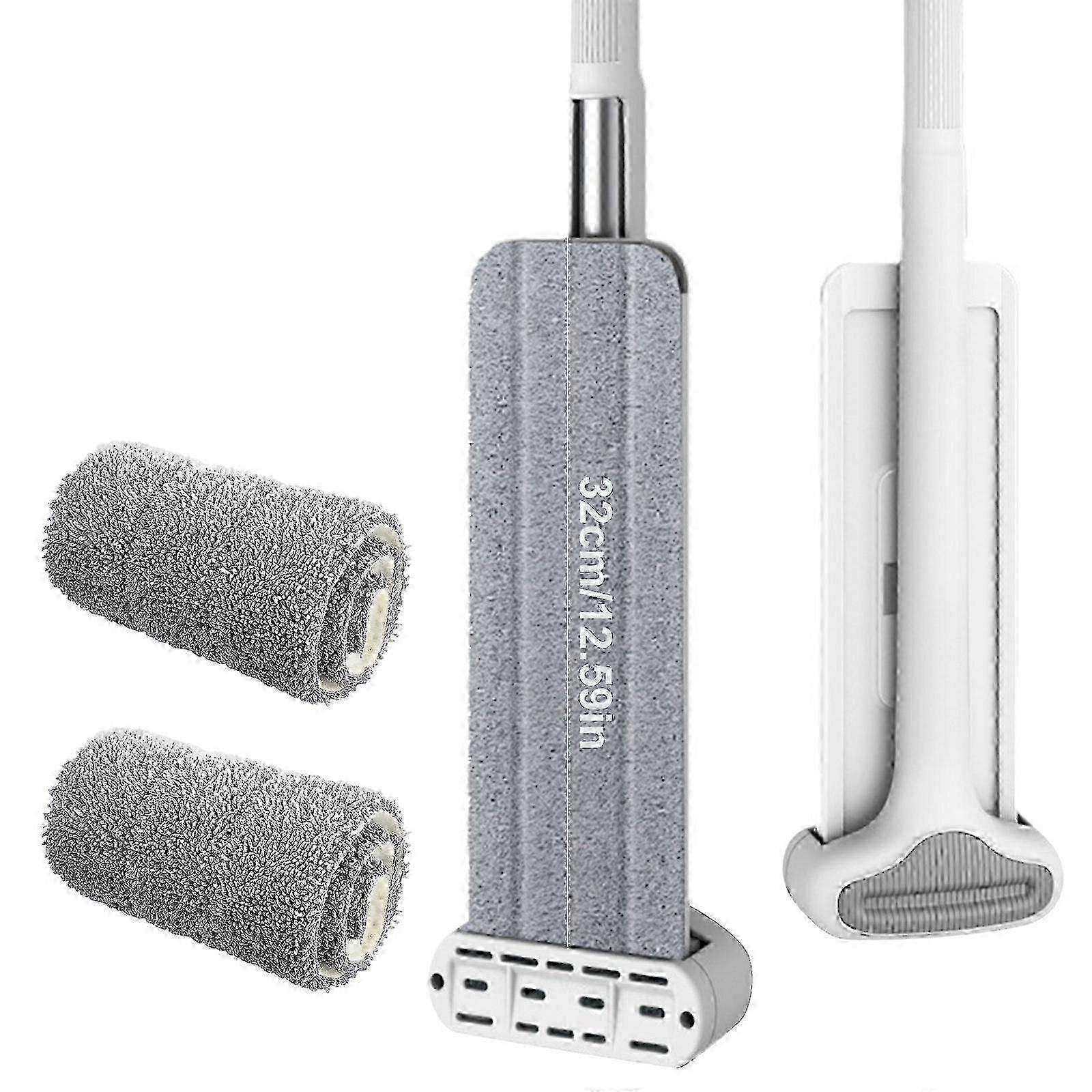 Self-Wringing Floor Cleaning Flat Mop - 360 Hands-Free Microfiber Floor Mop