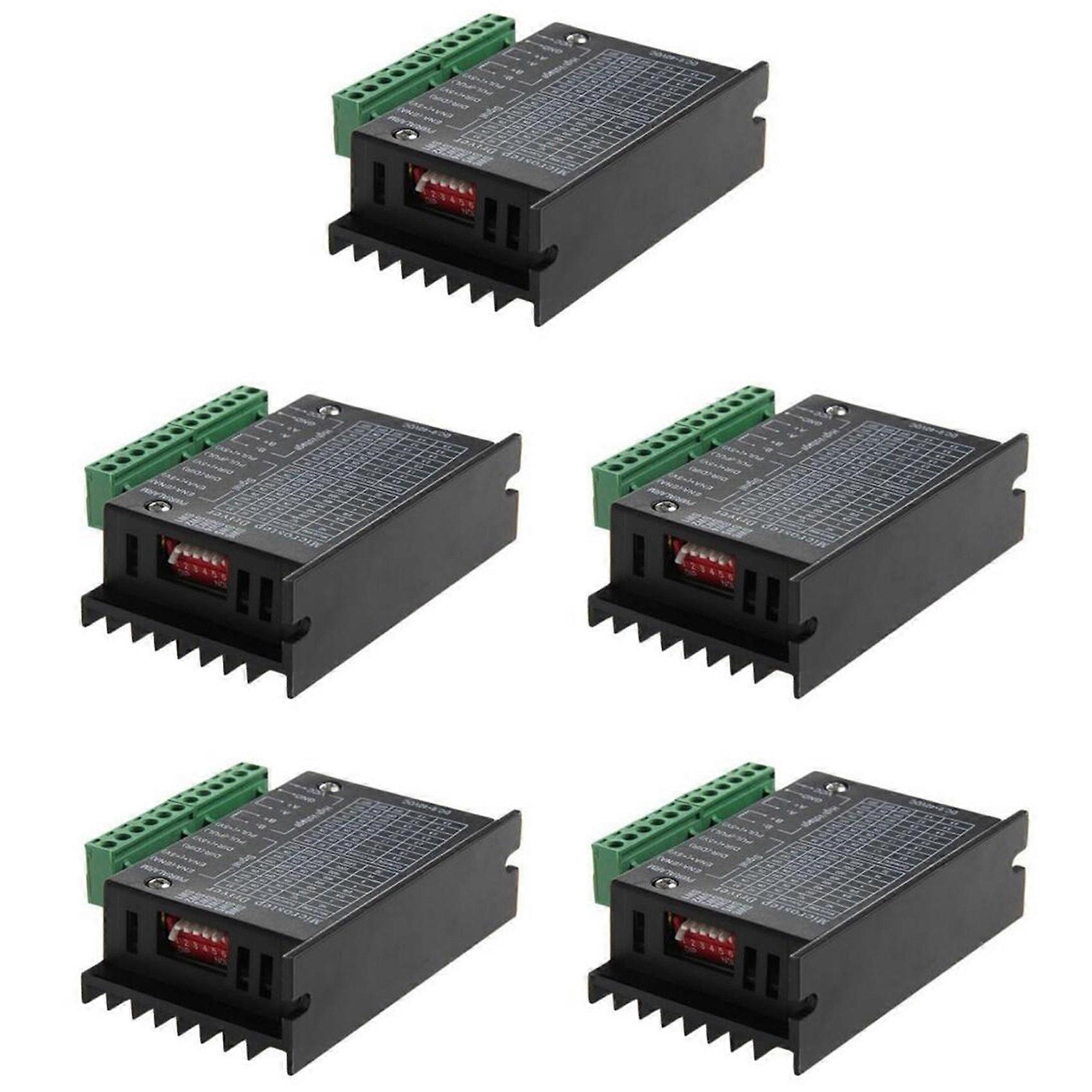 5X TB6600 Driver Upgrade 32 Subdivision 42/57/86 Stepper Motor Driver 4.0A 42VDC Portable Driver