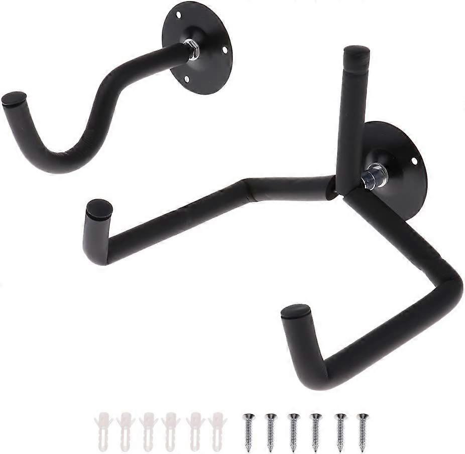 شماعات حائط الغيتار ، 2 حزمة جبل حائط الغيتار ، حامل خطاف الغيتار شماعات الحائط