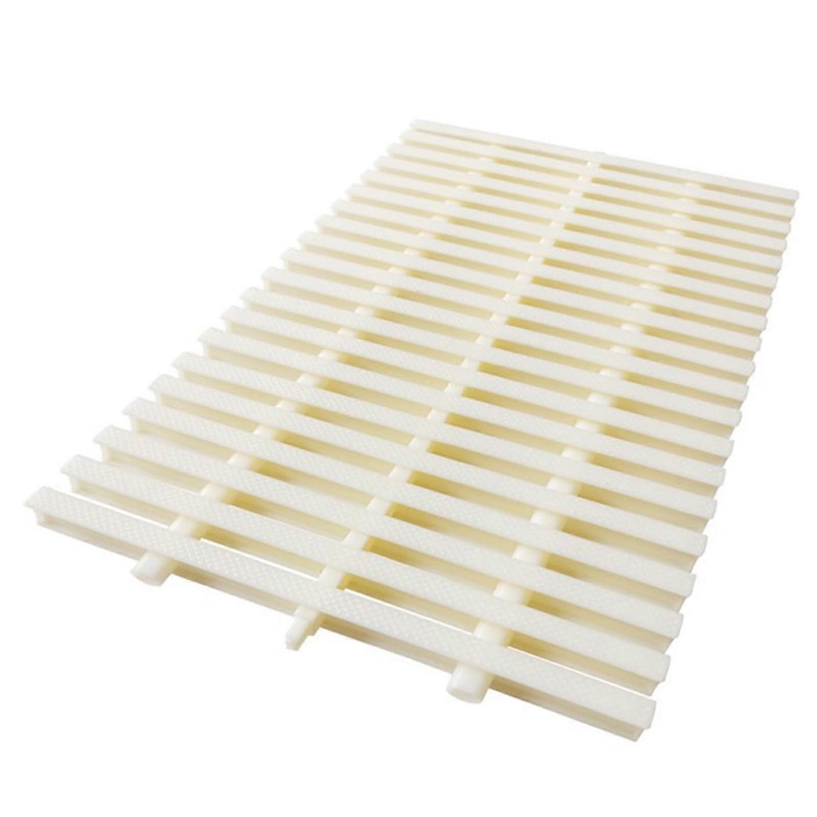 Swimming Pool Drainage Overflow Grate, Flexible UVResistant ABS Plastic 25x100 Cm Channel Drain, 5Pack