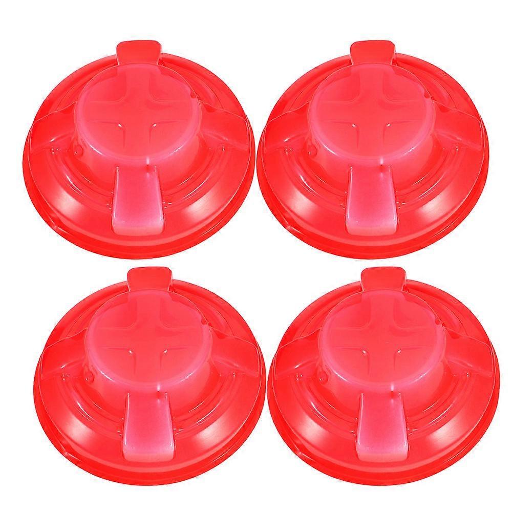 Plastic Detector Protector Cover for Protection Red Fire Alarm 4Pcs