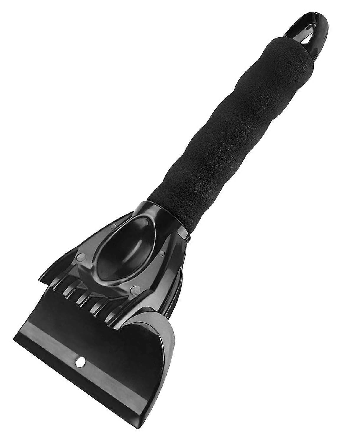 Heavy Duty Ice Scraper for Car Windshield with Sharp Chisel Blade and Ergonomic Foam Grip
