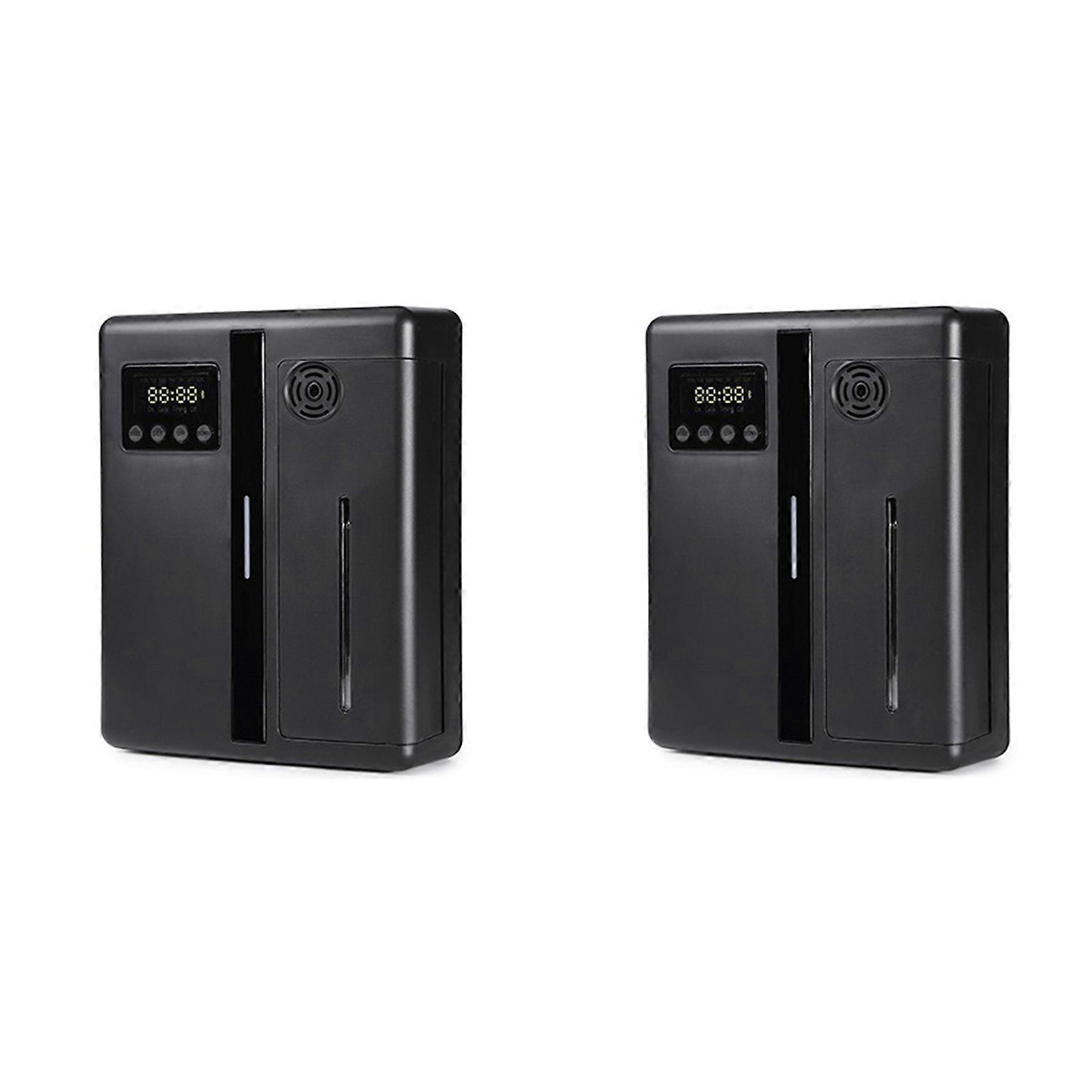 2X Aromas Fragrances Machine 160Ml with Timer Function Essential Oil Aromas Diffuser for Hotel Office EU Plug,A