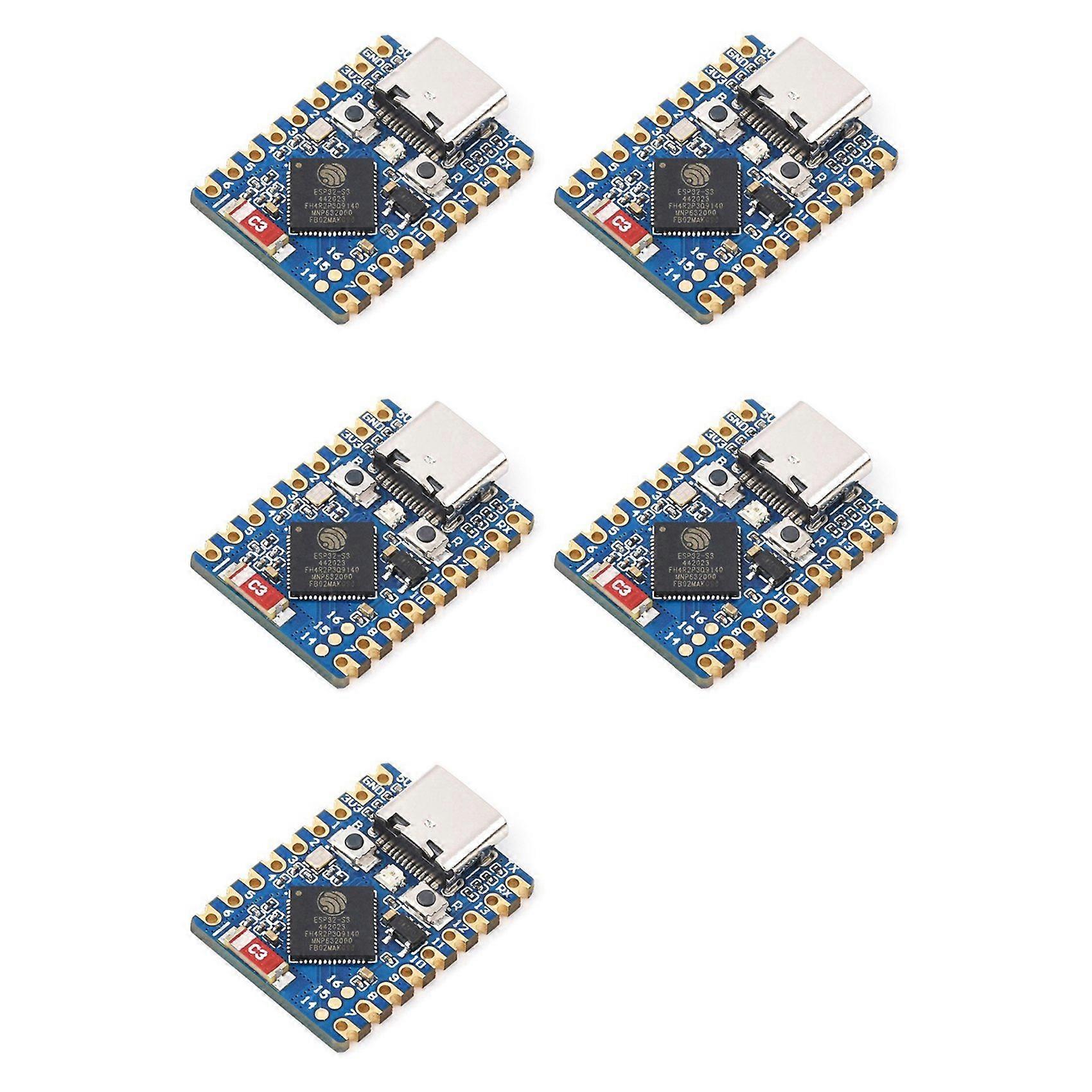 5X Waveshare ESP32-S3 Dual Core Processor 240MHz Running Frequency Wi-Fi and Bluetooth 5.0 Development Board Module, A