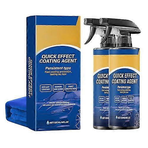3in1 Car Coating Spray Scratch Remover 2pcs Instant  LongLasting Paint Protection Gloss