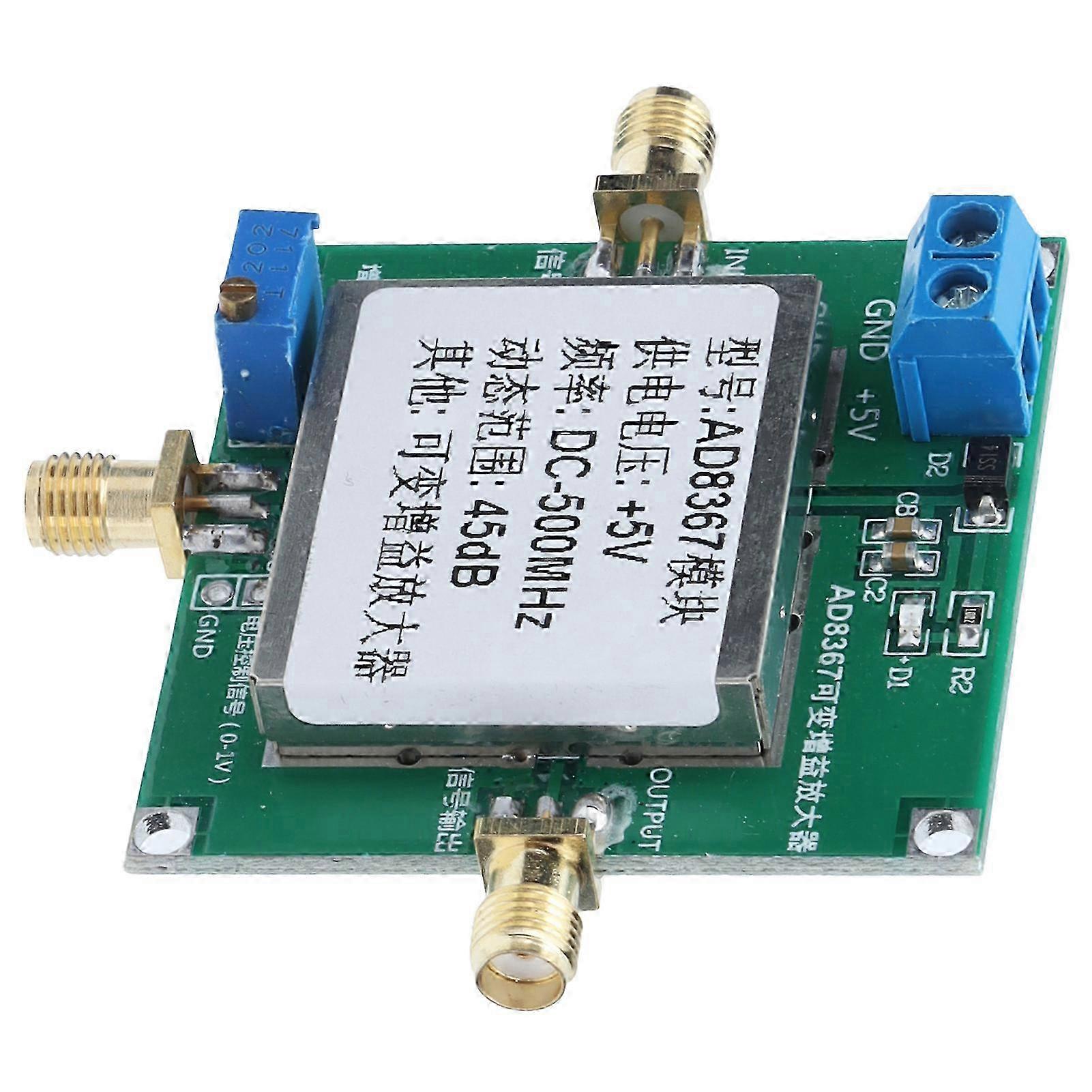 Variable Gain Amplifier Module PCB Industrial Accessories 500MHZ 45dB AD8367 DC 5V
