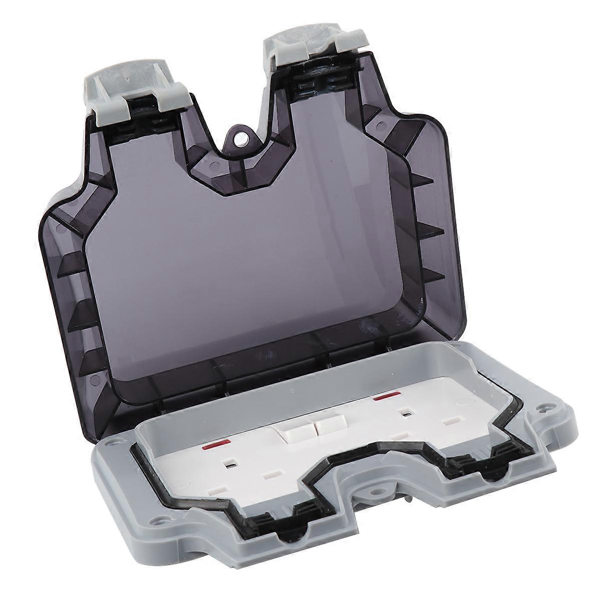 Waterproof Switch Outdoor Outlet for Charging 2 Gang Electrical Socket