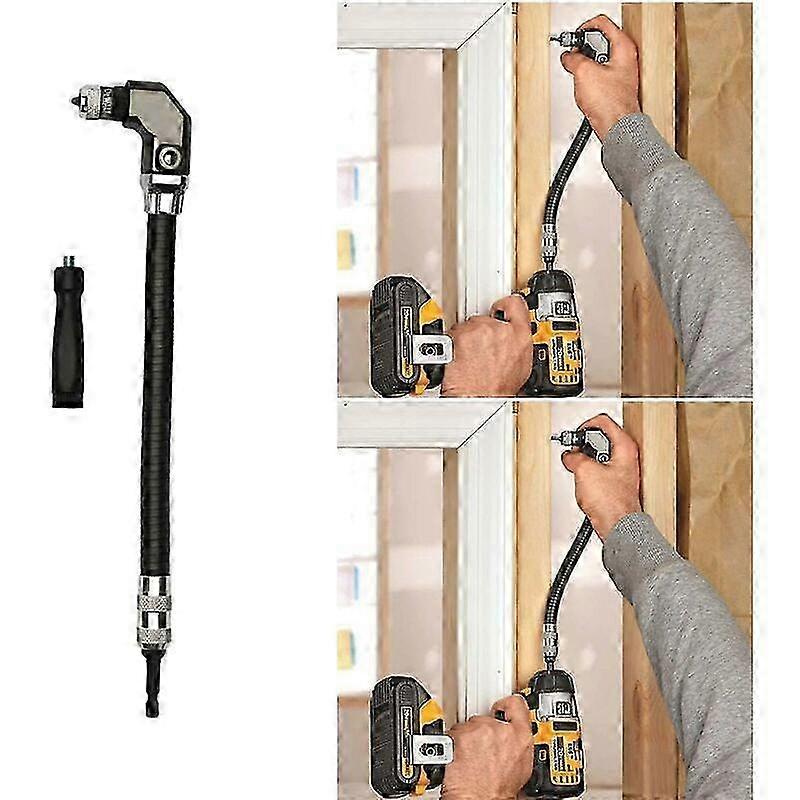 2026 1/4 Flexible Right Angle Drill/Screwdriver Attachment for Woodworking