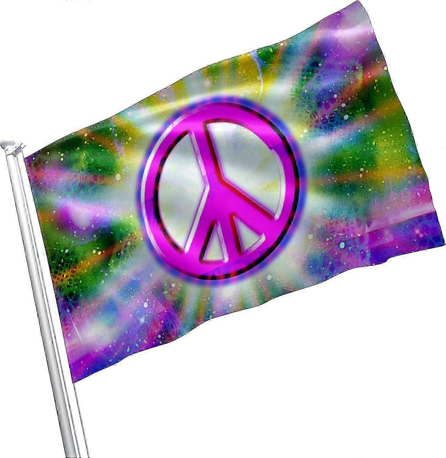 Peace Hippy Flag (peace Hippy) Qi 1462