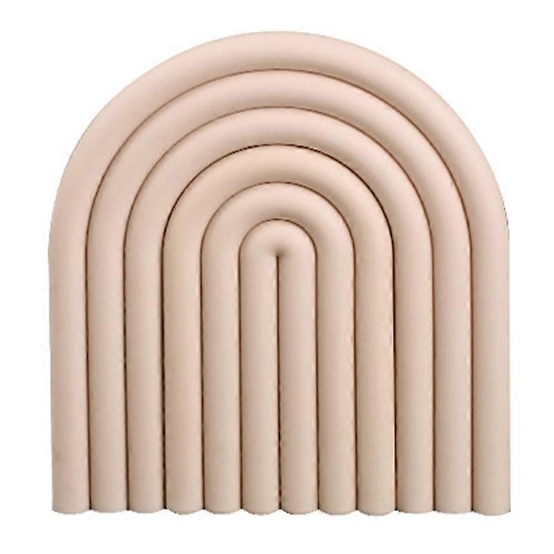 Rainbow Shape High Temperature Resistant Coaster Dining Table Mat Insulation Pad