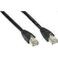 CAT 5 Network Cable - WENTRONIC - 2m - UTP - Black - Male/Male