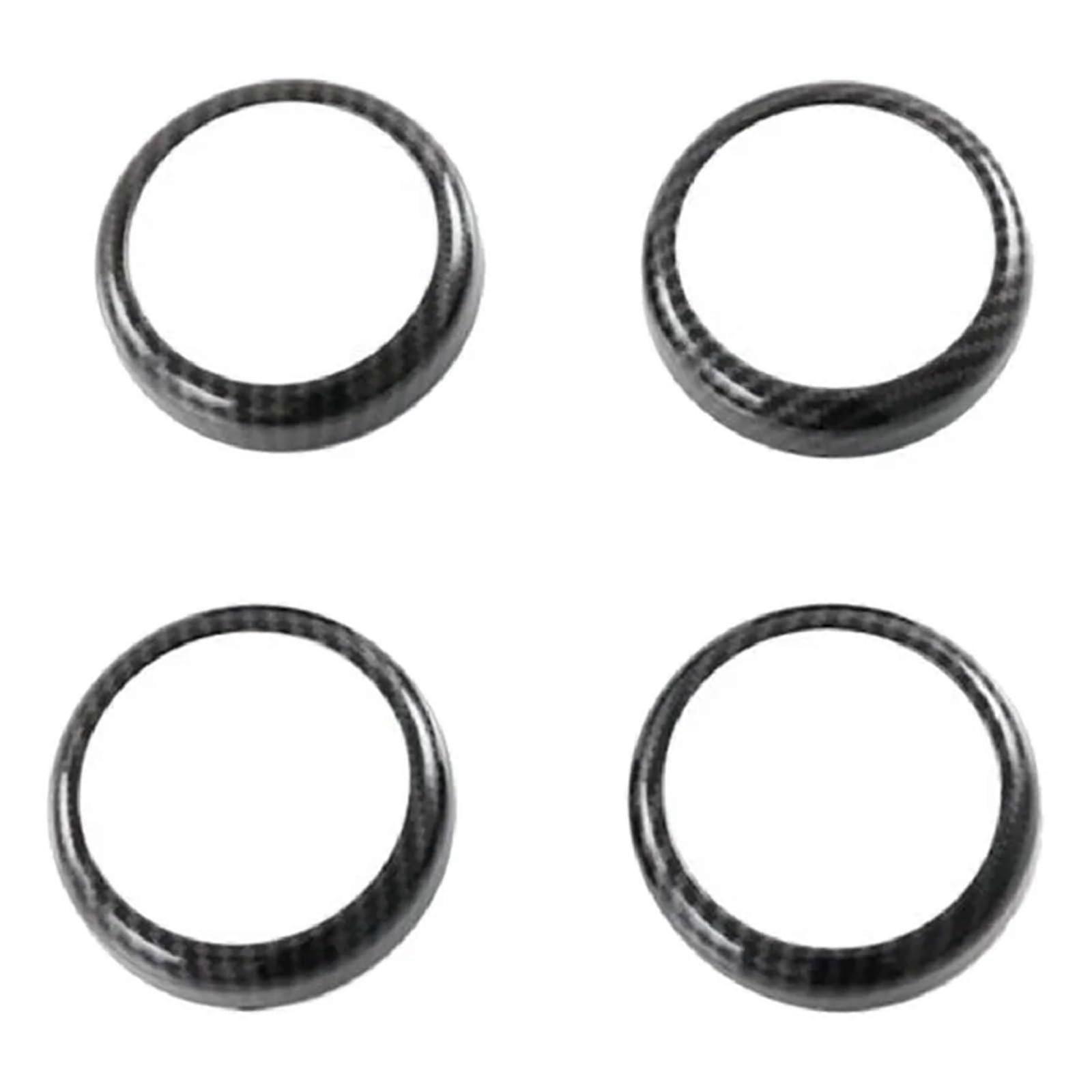 Carbon Fiber Door Speaker Cover Trim, Interior Decorative Panel, Compatible with BYD Atto 3