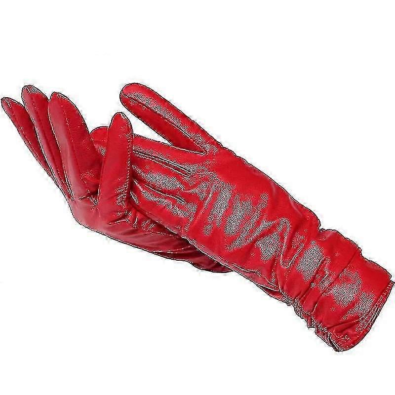 Winter Genuine Leather Gloves Suitable for Sheepskin