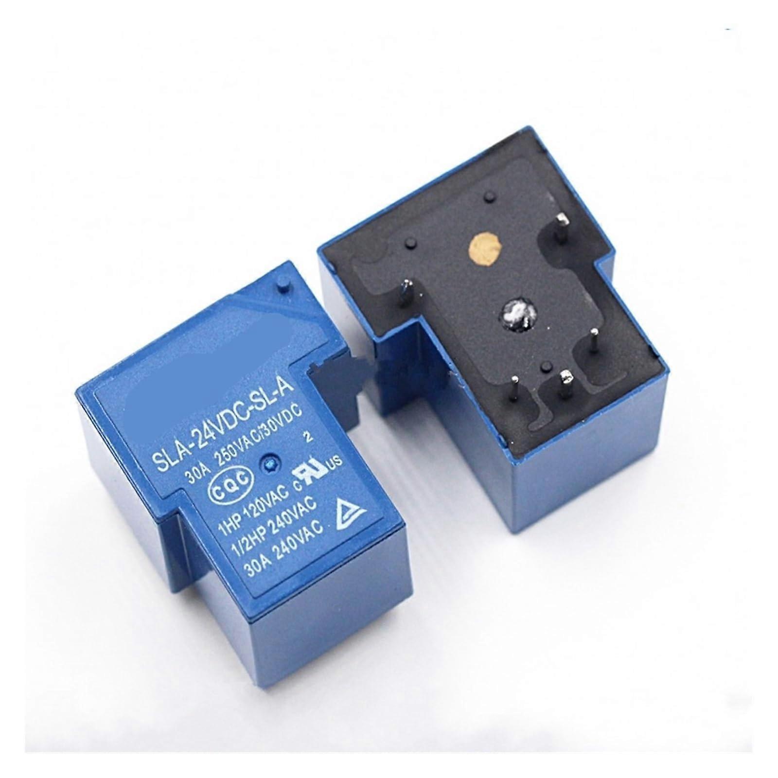 10pcs Power Relay 24V 30A SLA24VDCSLA 5 Pin  Current Normally Open Durable