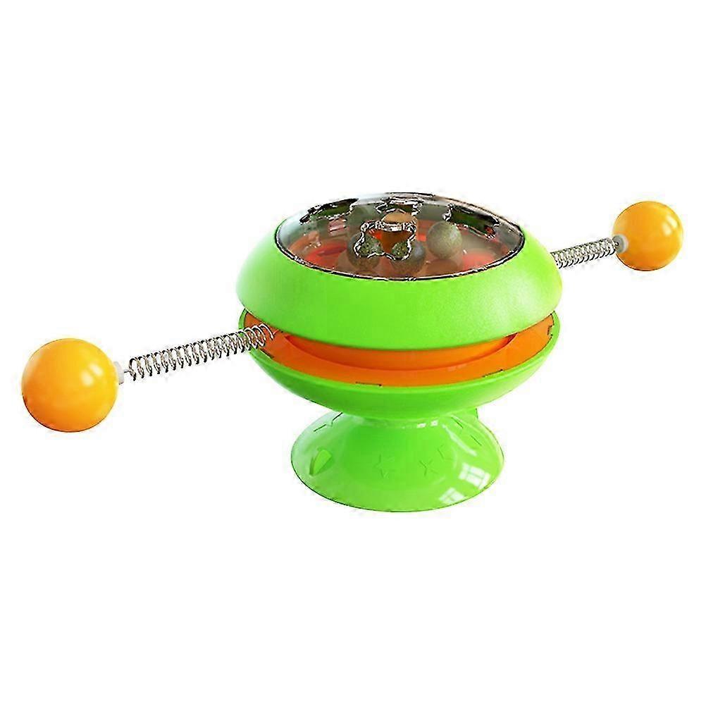 Cat Interactive Multi function Turntable Catnip Teasing Toy