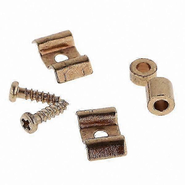 7-10 Pack Golden Guitar Roller String Tree Guide Retainer Set for Electric Guitar