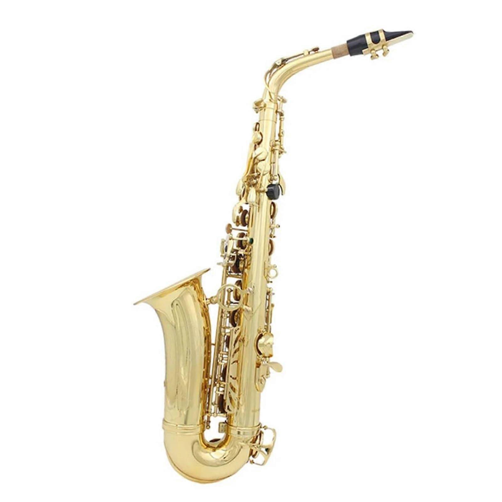 Beginner Alto Saxophone Set Ready to Play Durable Brass with Case Accessories for Students