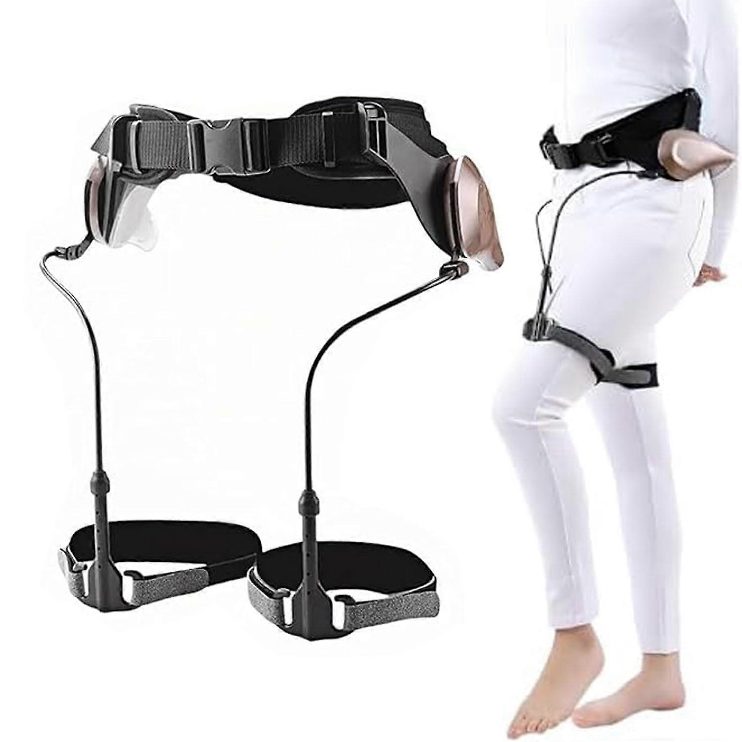 Exoskeleton Walking Aid for Leg Rehabilitation, Adjustable Bionic Trainer with Lightweight Foldable Frame