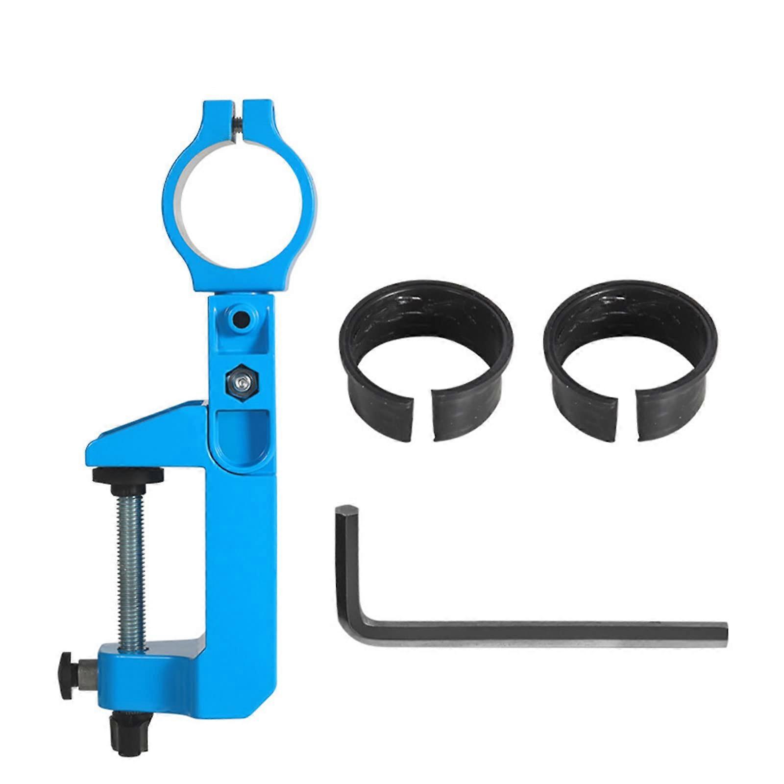 Adjustable Aluminum Drill Press Stand and Electric Drill Holder for Precise Vertical Drilling Garage Workbench