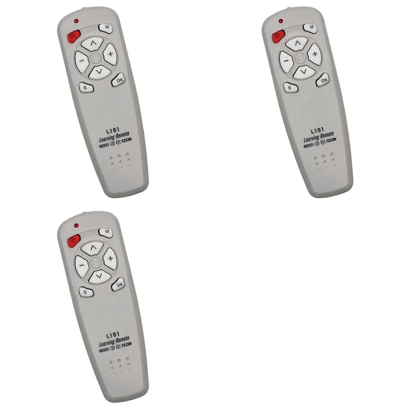 3X Universal Infrared Learning Remote Control 8-Key Big Button Learning Type Remote Control for TV CD DVD Fan Remote