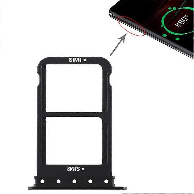 Black Dual SIM Card Tray Holder Replacement  Part for Huawei Mate RS