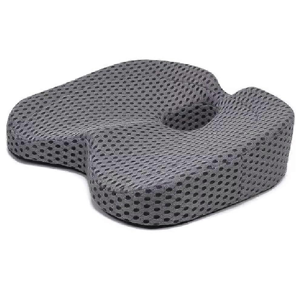 Office Chair Cushion with ExtraDense Memory Foam for Back, Hip and Sciatica Pain Relief