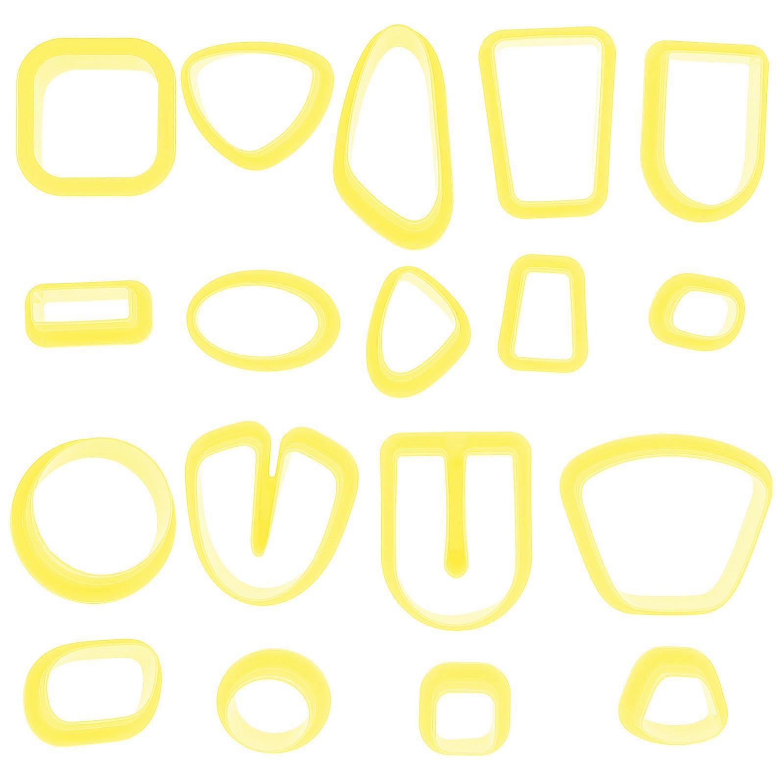 Soft Clay Polymer Clay Cutters for Earring Making with 18Pcs Plastic Tools