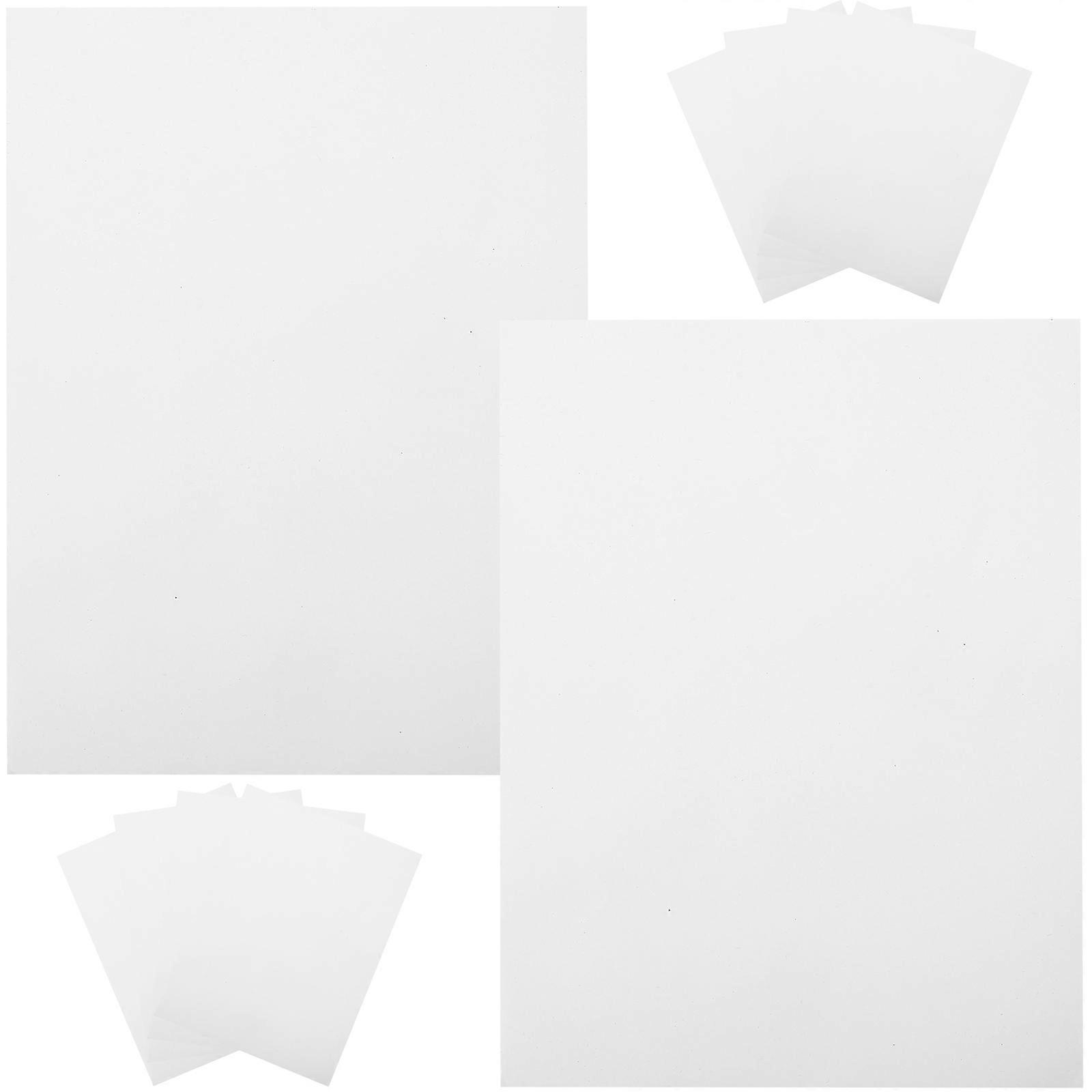 Double Sided Adhesive Sticker Paper A4 for Student 10 Sheets White Pet