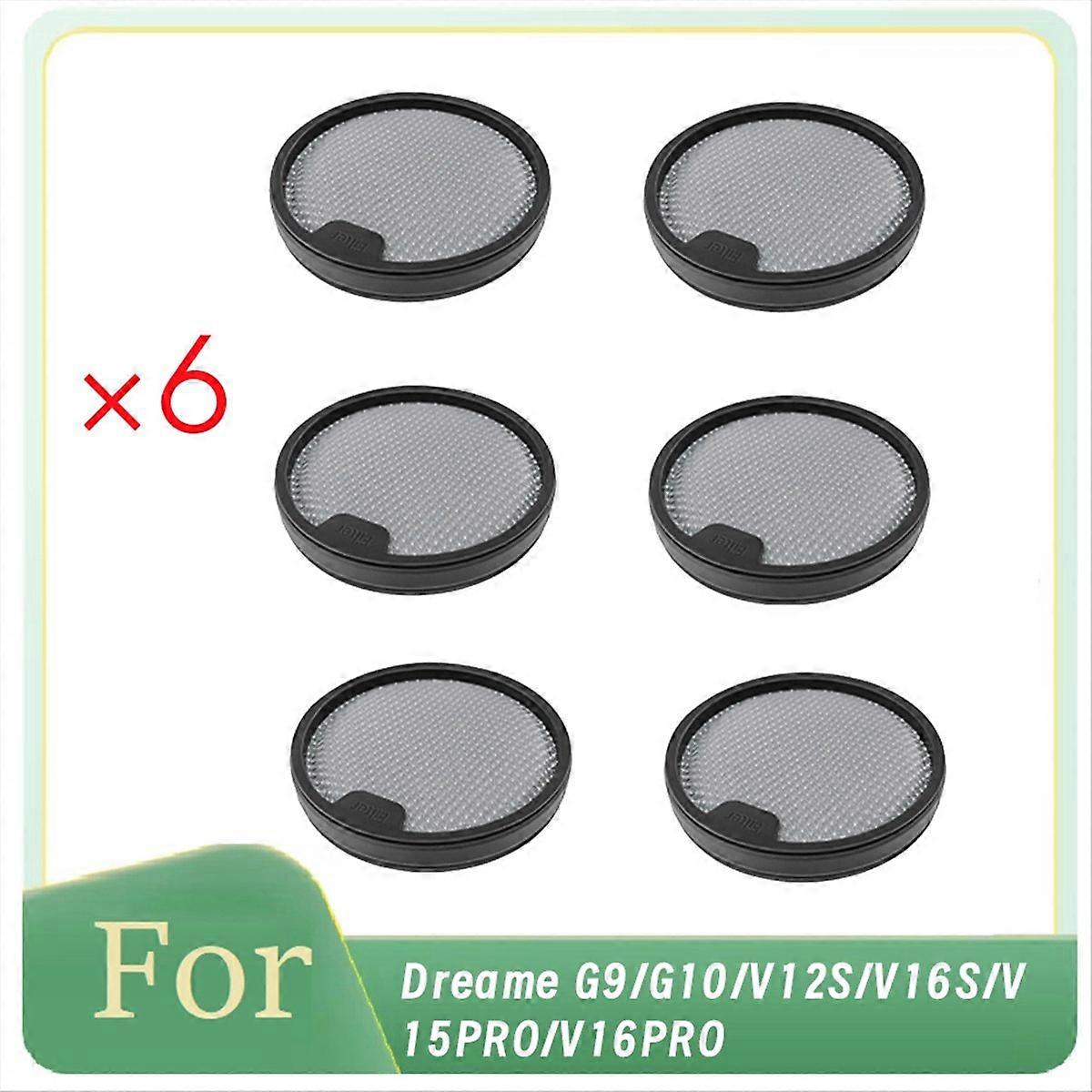 6Pcs For G9/G10/V12S Filter Cotton Replacement Kit