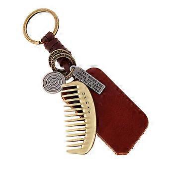 Handmade Robot Keychain with Animal Hat, Vintage Bronze Metal Key Ring,  Gift Choice