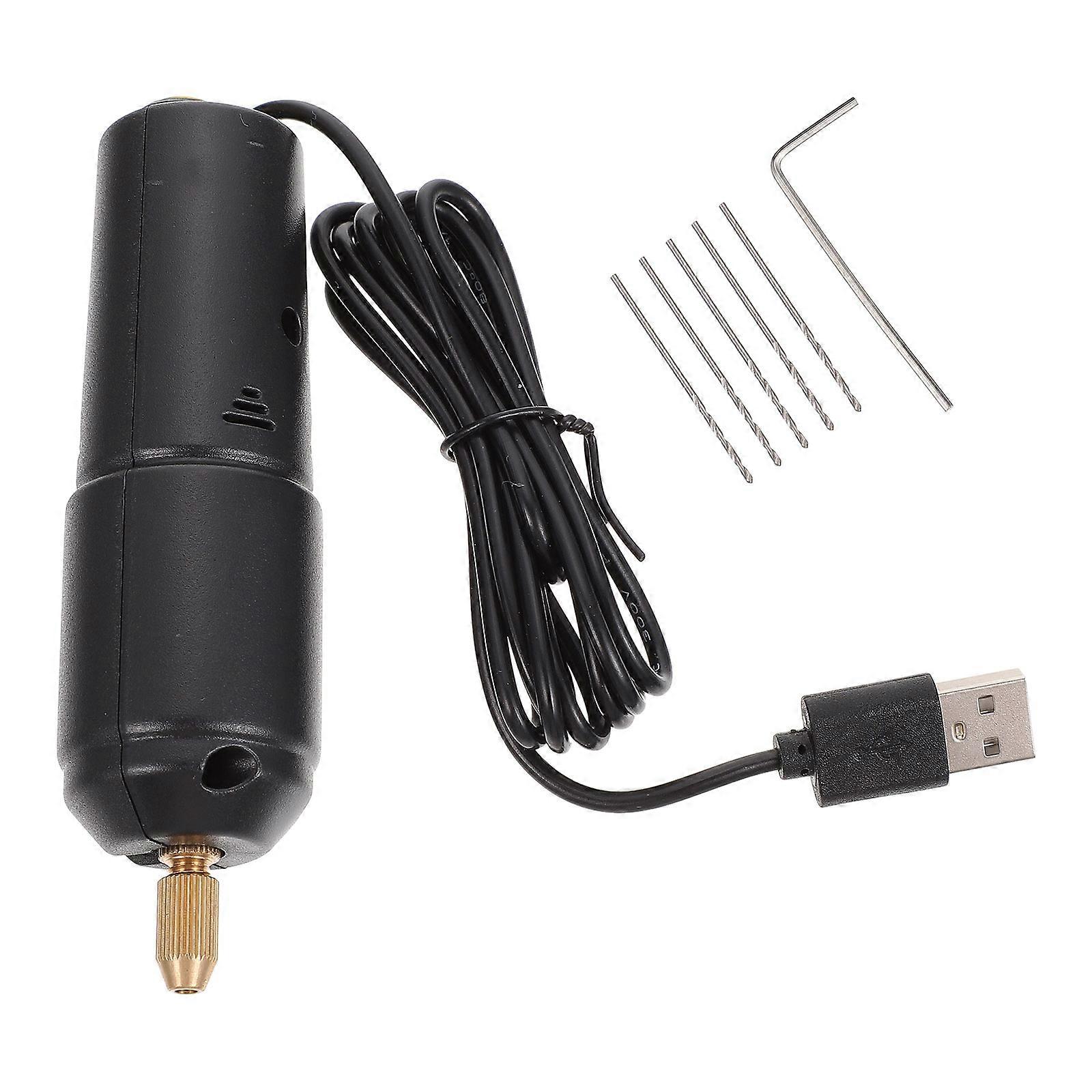 Electric Hand Drill USB Charging Hand Drill for Home Use 1Set