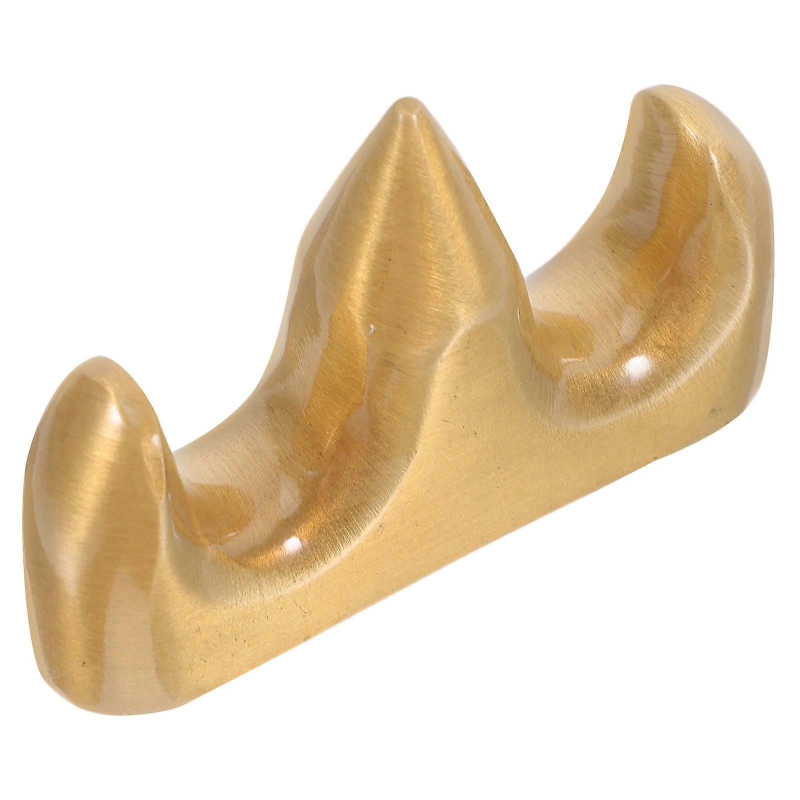 Brass Paperweight Mountain-Shaped for Calligraphy Multi-Functional Desk Accessory